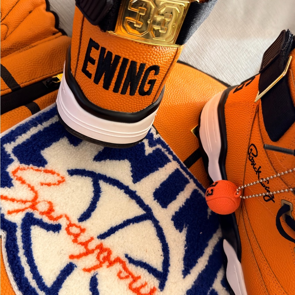 Rare!! Patrick Ewing 33 Hi Top Sneakers with Sprayground Wing backpack combo. - Picture 4 of 12